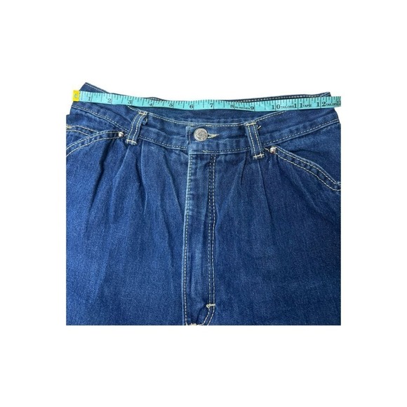 Zena Vintage High-Waisted Mom Jeans Dark Wash Denim Retro 90s Style Size 12‎ - Picture 10 of 15